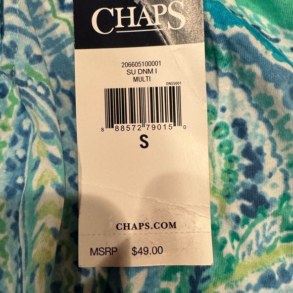 Women’s Chaps Paisley Print Shirt Size Small New With Tags - Picture 16 of 16